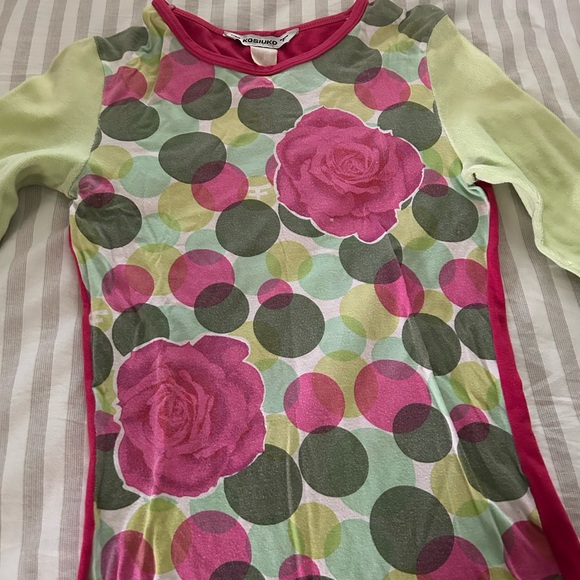 Colorful Floral Long Sleeve Tee - Picture 1 of 2